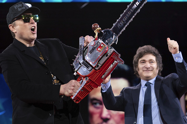 С президентом Аргентины Хавьером Милеем, 2025 год