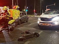 Около Азура автомобиль сбил мужчину, который ехал на электросамокате
