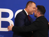 Кароль Навроцкий и Владимир Зеленский