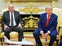 В Белом доме началась встреча Трампа с президентом Ливана