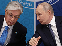 Президент Казахстана на встрече с Путиным призвал "заморозить" войну в Украине
