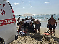 Около Бат-Яма из воды вытащили мужчину в бессознательном состоянии