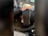 Охрана КПП под Иерусалимом обнаружила двух нелегалов под сиденьем автомобиля