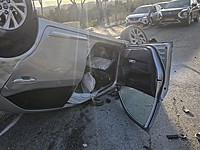 В районе Иерусалима разбился угнанный автомобиль, угонщик в критическом состоянии В районе Иерусалима разбился угнанный автомобиль, угонщик в критическом состоянии