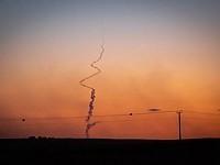 ЦАХАЛ запустил ракету-перехватчик на юге Ливана. Ложная тревога ЦАХАЛ запустил ракету-перехватчик на юге Ливана. Ложная тревога