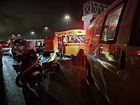 Возле КПП "Офер" автомобиль насмерть сбил мужчину Возле КПП "Офер" автомобиль насмерть сбил мужчину