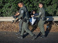 Ультраортодоксы около Явне перекрыли шоссе №4 в знак протеста против ареста двух уклонистов Ультраортодоксы около Явне перекрыли шоссе №4 в знак протеста против ареста двух уклонистов
