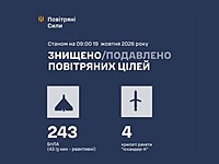 ВСУ: ночью перехвачены 4 ракеты и 243 беспилотника. МО РФ: сбиты 149 БПЛА