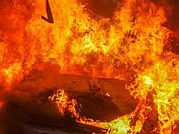 В арабской деревне к северо-востоку от Рамаллы были подожжены автомобили В арабской деревне к северо-востоку от Рамаллы были подожжены автомобили