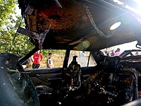В деревне к северо-западу от Рамаллы были подожжены автомобили