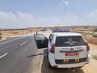 Из-за угрозы затопления перекрывается шоссе №40 на юге Израиля Из-за угрозы затопления перекрывается шоссе №40 на юге Израиля