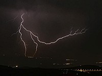 Сильные дожди начались на юге Израиля, к вечеру осадки ожидаются и в центре страны