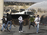 Беспорядки в Аль-Раме, около Иерусалима. Суббота, 25 февраля 2012 года