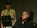 Стивен Хокинг во время встречи с китайскими студентами. 2006-й год