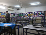 В одной из школ Ашкелона. Март 2012 года
