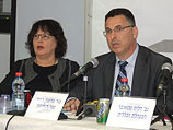 Министр просвещения Гидеон Саар на пресс-конференции. Тель-Авив, 21 февраля 2012 года