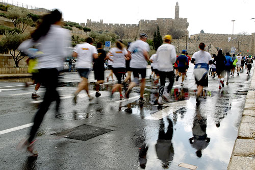 Палестинцы устроили "Иерусалимский контр-марафон"