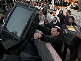 "Телевизор на помойку". Акция протеста в Иерусалиме против действий "Рашут а-Шидур". Декабрь 2011 года