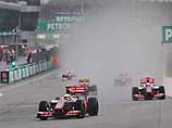 "Формула-1": гонка в Малайзии прервана из-за ливня