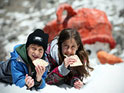 Впервые за десятилетия: "снежный Песах" на Хермоне. ФОТО
