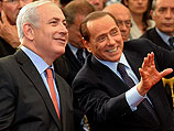 Биньямин Нетаниягу и Сильвио Берлускони. Рим, июнь 2011 года