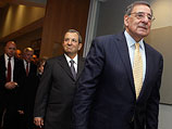 Эхуд Барак и Леон Панетта. Вашингтон, 19 апреля 2012 года