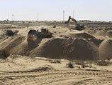 Строительство пограничного забора на южной границе Израиля