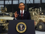 Барак Обама на авиабазе в Баграме, 2 мая 2012 года