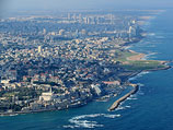 Вид на Бат-Ям (с воздуха, со стороны Яффо)