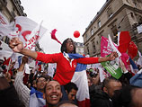 Торжества на площади Бастилии. 6 мая 2012 года