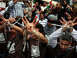 Акция в поддержку палестинских заключенных. Рамалла, 13 мая 2012 года