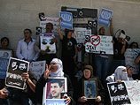 Акция в поддержку палестинских заключенных. Рамалла, 9 мая 2012 года