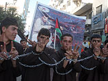 Акция в поддержку палестинских заключенных. Рамалла, 6 мая 2012 года