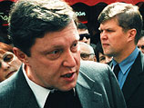 Лидеры "Яблока" Григорий Явлинский и Сергей Митрохин в 2001 году