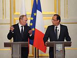 Владимир Путин прибыл во Францию, где провел переговоры с новым президентом страны Франсуа Олландом.