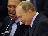 Сергей Лавров и Владимир Путин. Июнь 2012 года