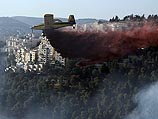 На борьбу с пожаром под Иерусалимом направлены 40 расчетов и 6 самолетов