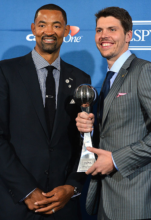 Джуван Ховард и Майк Миллер на церемонии ESPY Awards