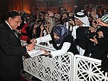 Адель Имам на кинофестивале в Дохе. 2010 год