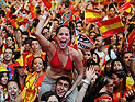 Испания празднует победу на Евро-2012. Фоторепортаж