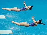 Прыжки в воду с трамплина: золотые медали у китаянок