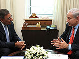 Леон Панетта и Биньямин Нетаниягу. Иерусалим, 1 августа 2012 года