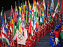 Закрытие Олимпиады: Черчилль, Джордж Майкл и "Монти-Пайтон". Фоторепортаж