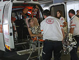 Госпитализация потерпевшего в результате нападения в Маале Левона. Иерусалим, 28 августа 2012 года