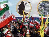 Сторонники "Хизбаллы" приветствуют в Ливане президента Ирана. Октябрь 2010 года