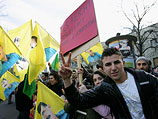 Акция протеста "немецких курдов"