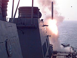 Пуск ракеты "Tomahawk" с эсминца USS Laboon (архив)