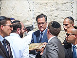 В конце июля, выступая в иерусалимском районе Мишкенот Шаананим, на фоне стены Старого города, Ромни назвал Иерусалим столицей государства Израиль и обвинил президента США Барака Обаму в пренебрежении интересами ближайшего союзника Америки