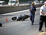 ДТП в Ган-Явне: автомобиль сбил мотоциклиста
