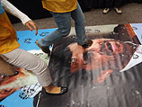 Акция протеста против визита Ахмадинеджада в Нью-Йорк. Сентябрь 2012 года